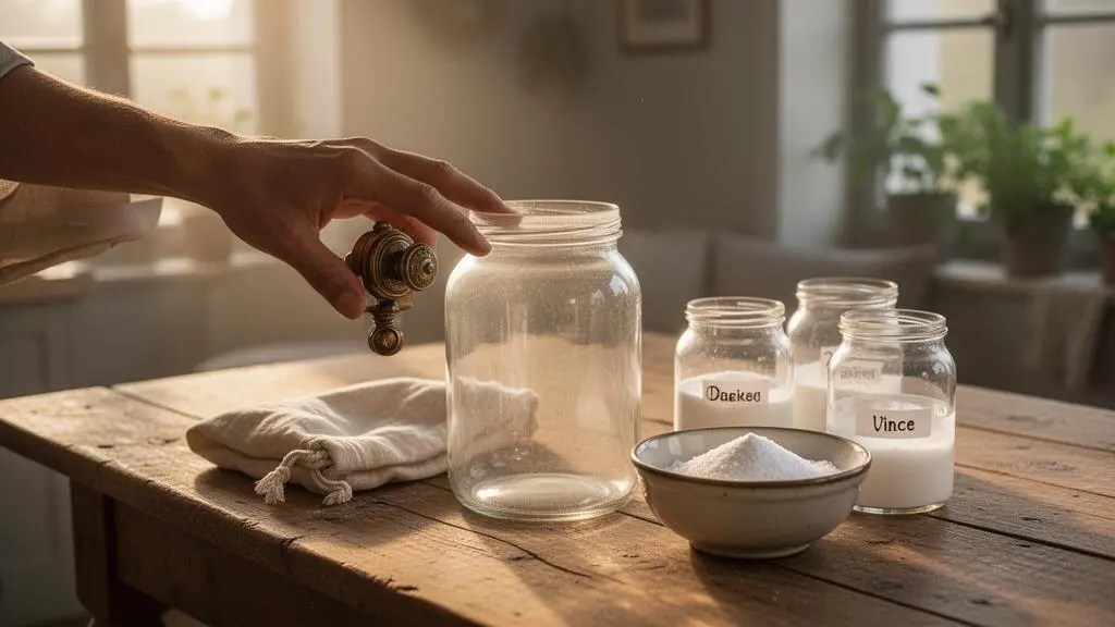 Foyer lumineux au petit matin illustrant des habitudes quotidiennes simples pour réduire l'impact environnemental de la maison